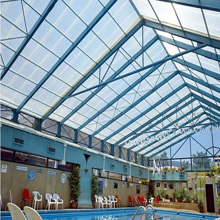 Crystal Light Weight Muti Wall 8mm 10mm Awning Carport PC Panel Polycarbonate Hollow Sheet