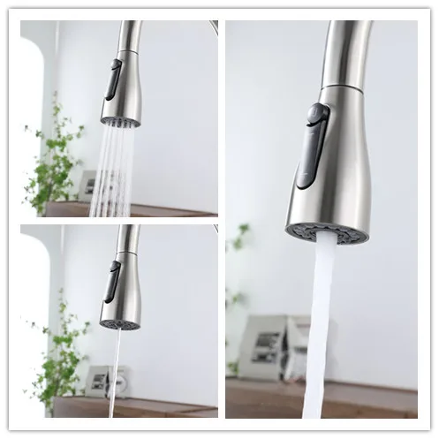 Sanitary Ware 3 Way Water Filter Faucet Spray Pull Down Kitchen Mixer Taps Pull Out Smart Touch Sensor Kitchen Sink Faucets