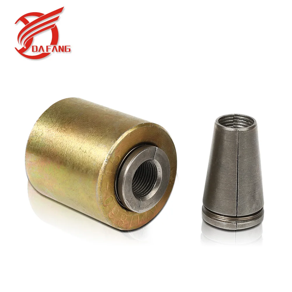 Single core cable wedge anchoring line clamp anchorage 12.7mm post tension concrete mono strand anchor