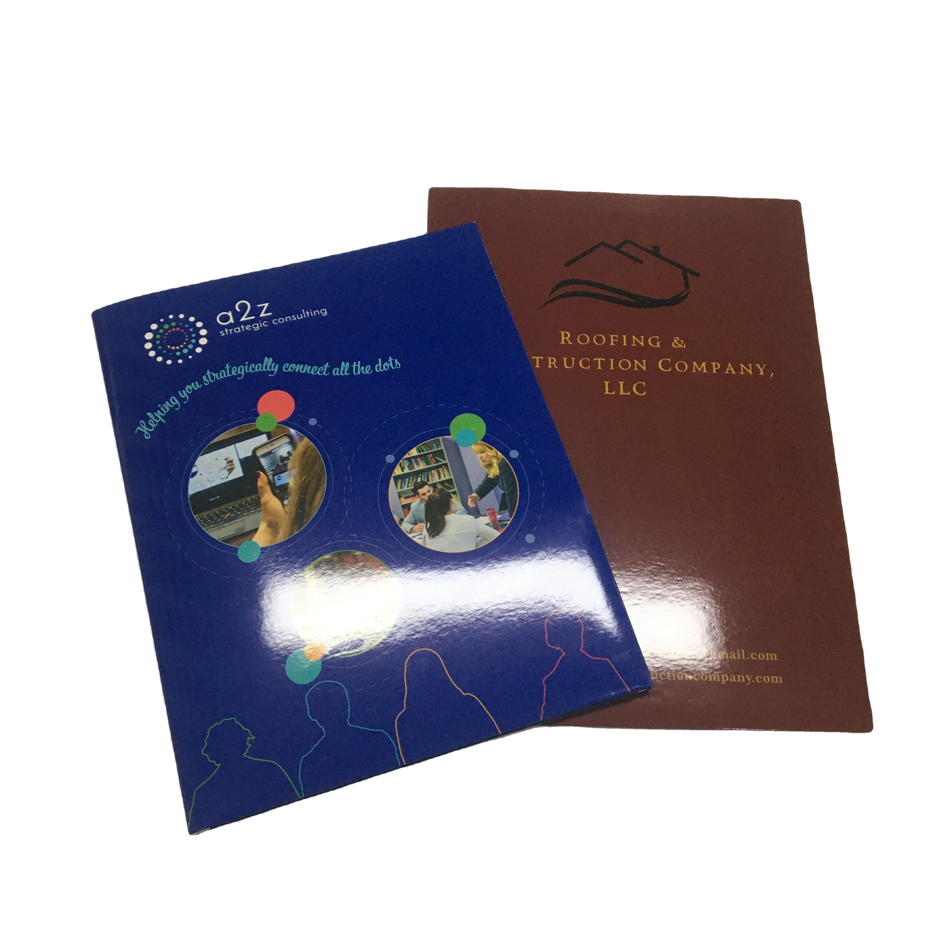 China Factory Printing A4 A5 Paper Document Presentation File Folders Custom Logo Business File Folders With Pockets