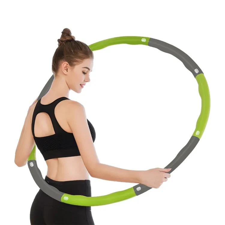 YIWU Smart Weighted LED Ring Hoops Custom Logo Fitness Hula Loops for Adults and Kids Weight Loss Hoola Exercise Equipment
