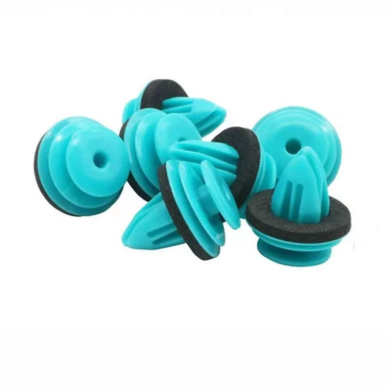Auto White Blue Plastic Clip Car Door Trim Panel Fastener Clips PP Material