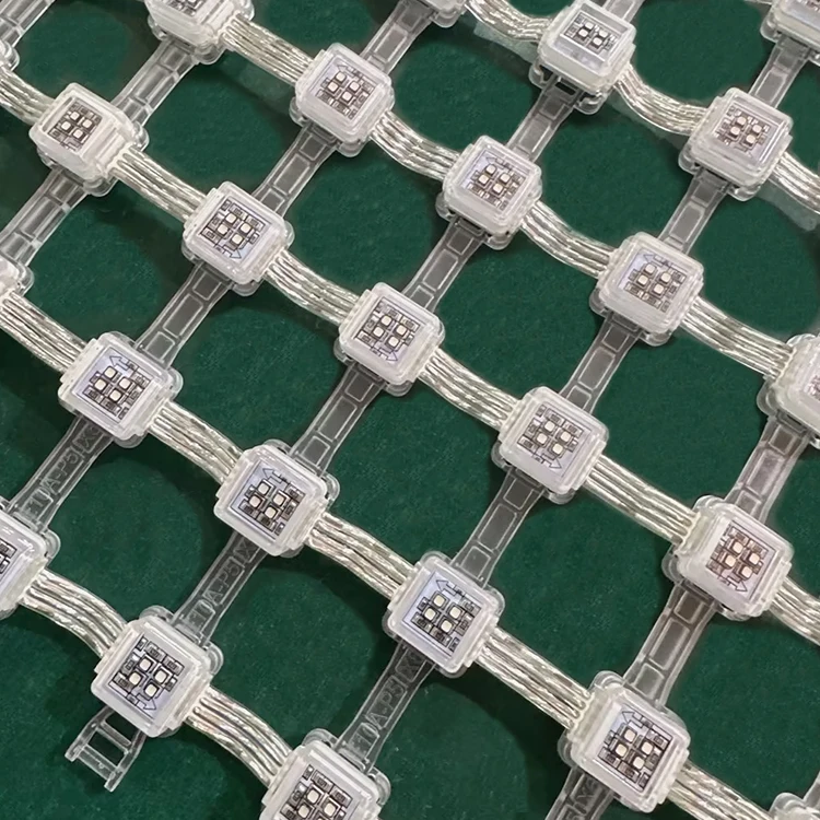 16Bit 6LEDS P40 P50 P80 P100 RGB soft led net Video mesh screen lights