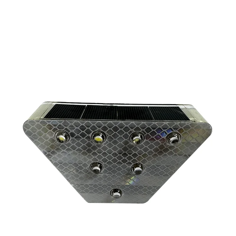 Traffic Guardrail Delineators LED Dock Lights Round Flashing Solar Signal Road Stud