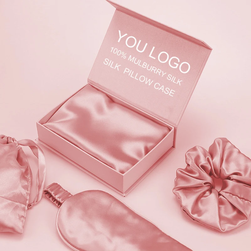 wholesale pure color 100% mulberry silk 22mm pillowcase silk pillow case  for home use