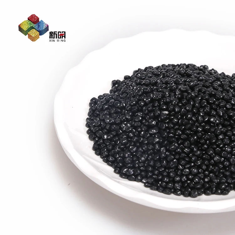 Черная маточная смесь высокой степени очистки, 60% Углеродные черные пластиковые гранулы HDPE/LDPE/LLDPE/PP гранулы для инъекций/мусорных мешков