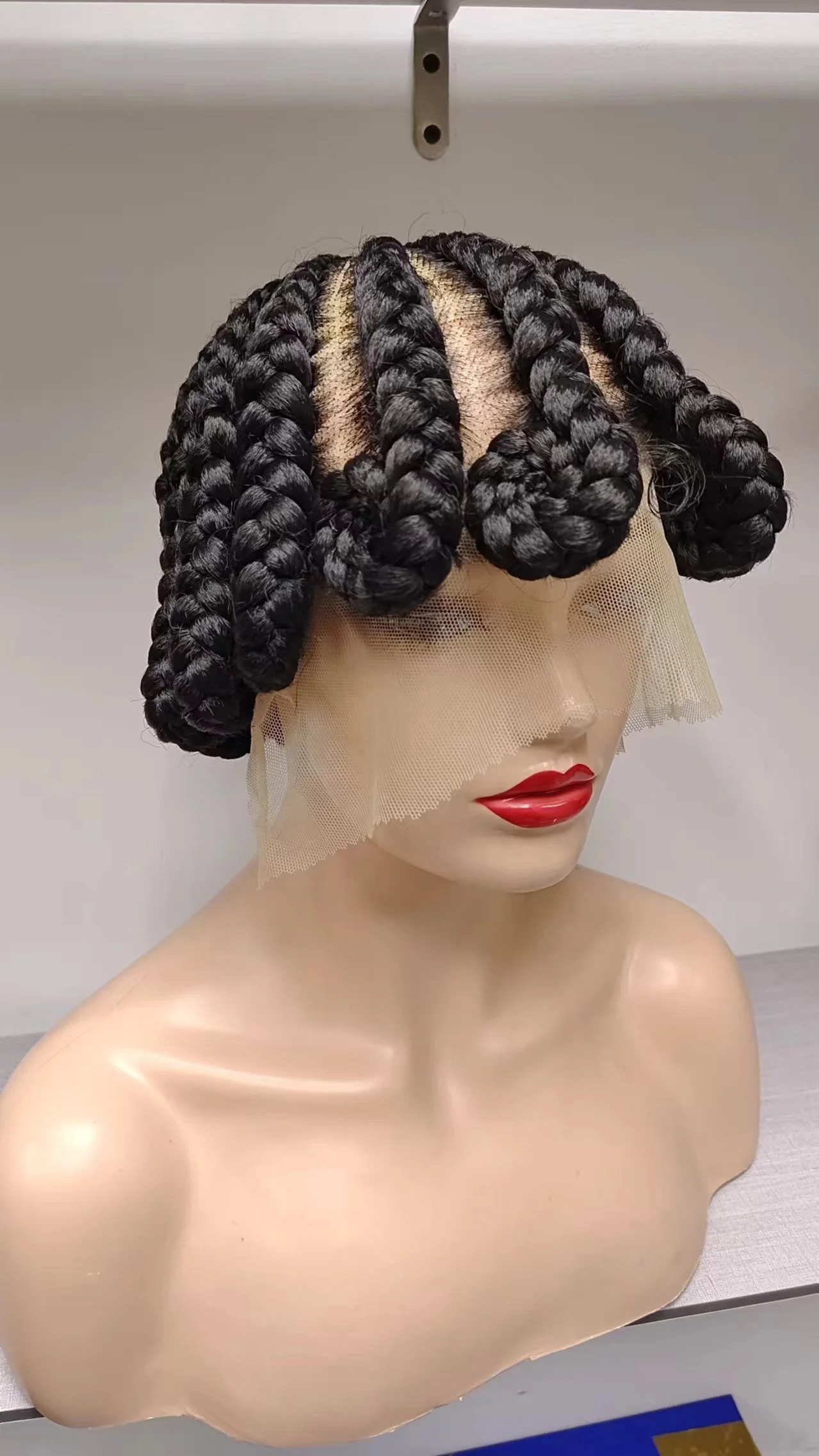 Cheap Braids Full Lace Wigs For Black Women Wholesale Braided Wigs Vendor