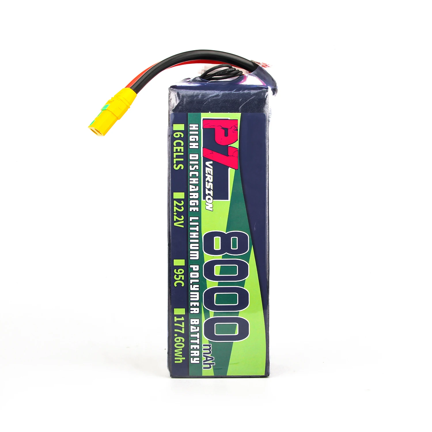 6S 22.2V 8000mAh-95C-6S1P 6S1P RC LIPO Battery with XT60 XT90-H Plug with electric charge display fpv uav drone battery