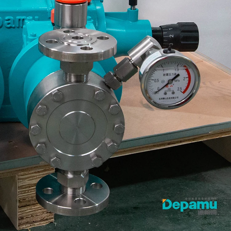 DEPAMU API675 Стандартный гидравлический мембранный дозирующий насос 2DPMWA с 5 головками насоса