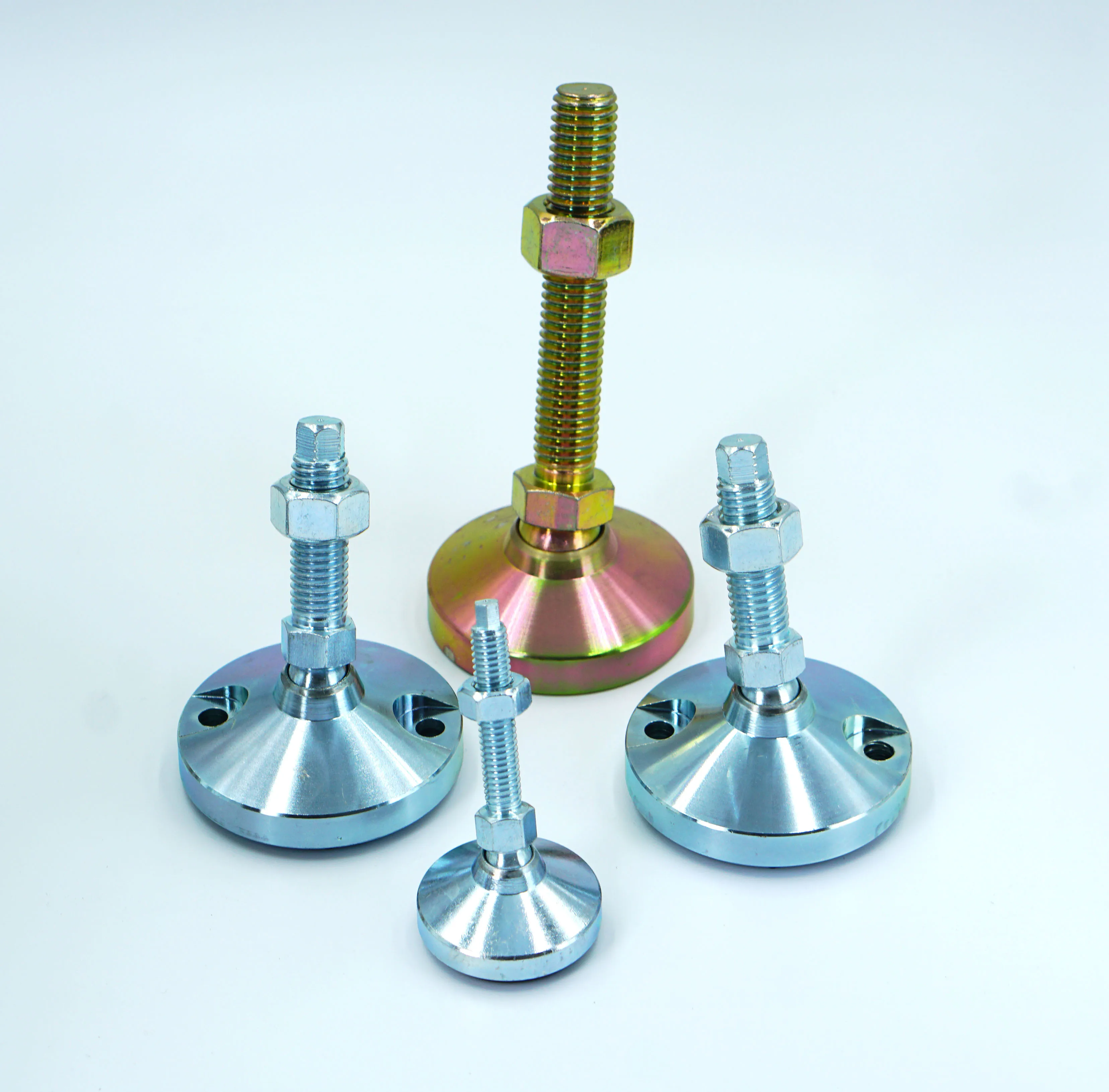 M10 M12 Adjustable/leveling Feet/table Support Leg Machine Leveling Feet Zinc-plated Steel Fixed Swivel Adjustable Support Foot