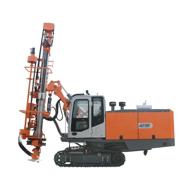 Dth Drilling Rig Mining Blasting Hole Depth 30m Hydraulic Crawler Mining Drilling Rig With Air Compressor
