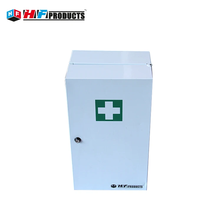 Lockable Metal Medical First Aid Cabinets Survival Empty First Aid Kit Box