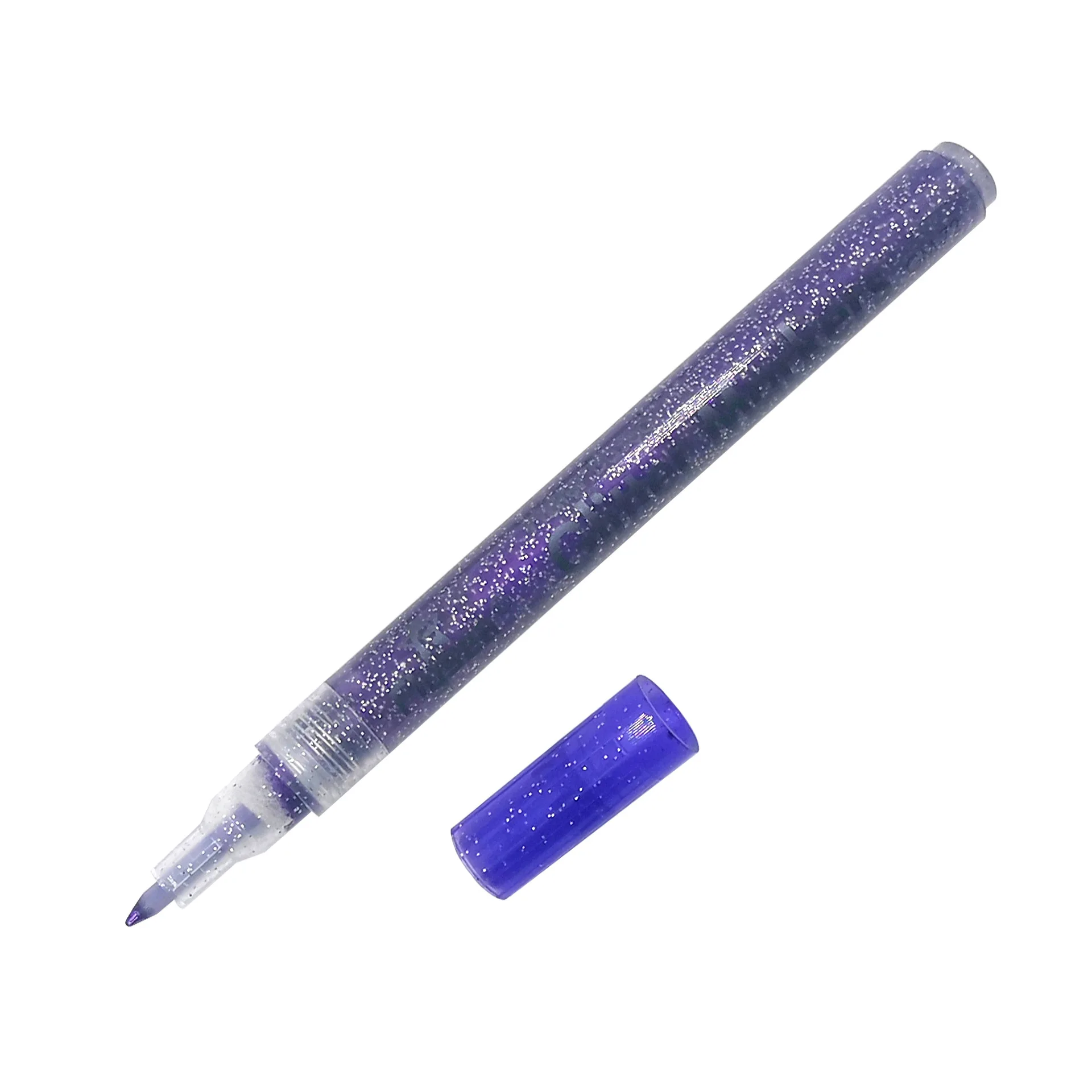 Acrylic Glitter Paint Marker Pens, Medium Pens for Rock, Stone, Ceramic, Glass, Wood, Fabric DIY Crafts, Sparkle Paint Markers