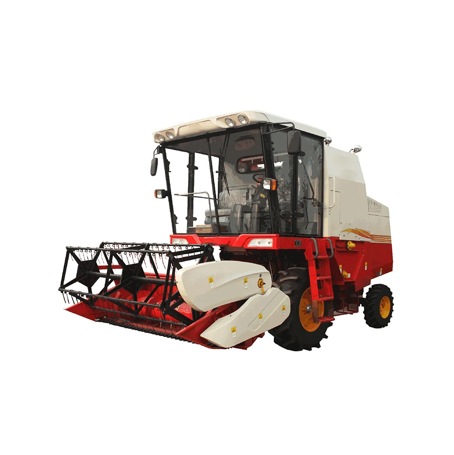 Hot Selling 100HP GE40 Rice Combine Harvester Corn Haverster Machine Sale for Argentina