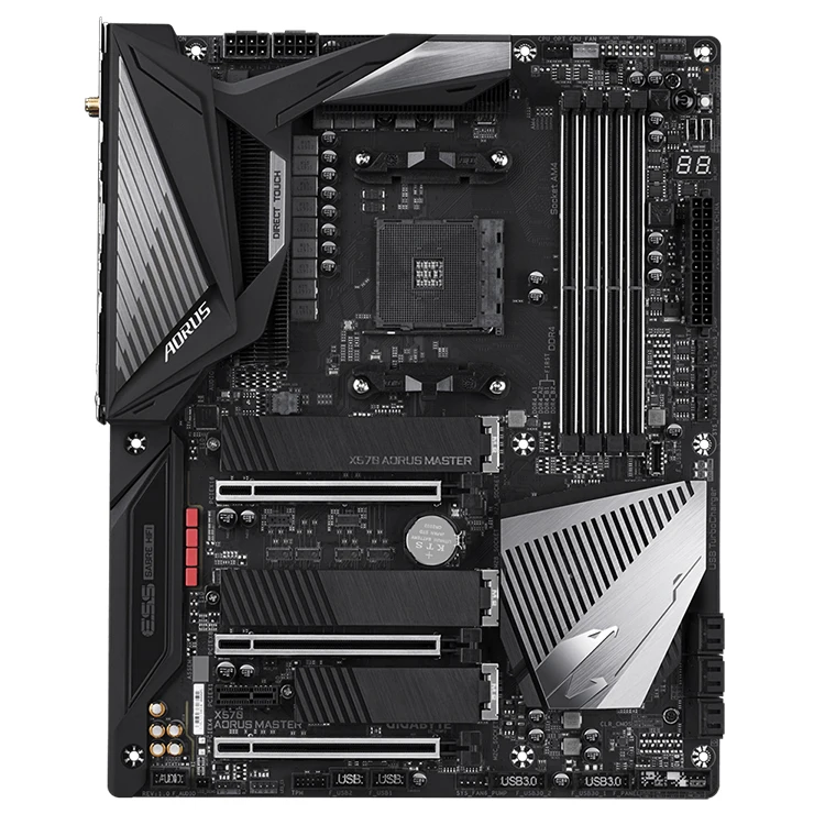New board for GIGABYTE X570 AORUS MASTER Motherboard . DDR4 128GB Memory 3rd And 2nd Generation AMD Ryzen processors For Gaming