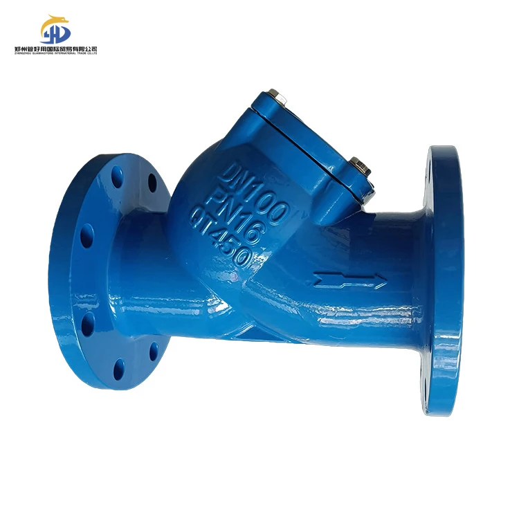 Hydraulic WCB Y Type Flanged Strainer Sanitary & PN16 2 inch Carbon Steel Y-shaped Filter