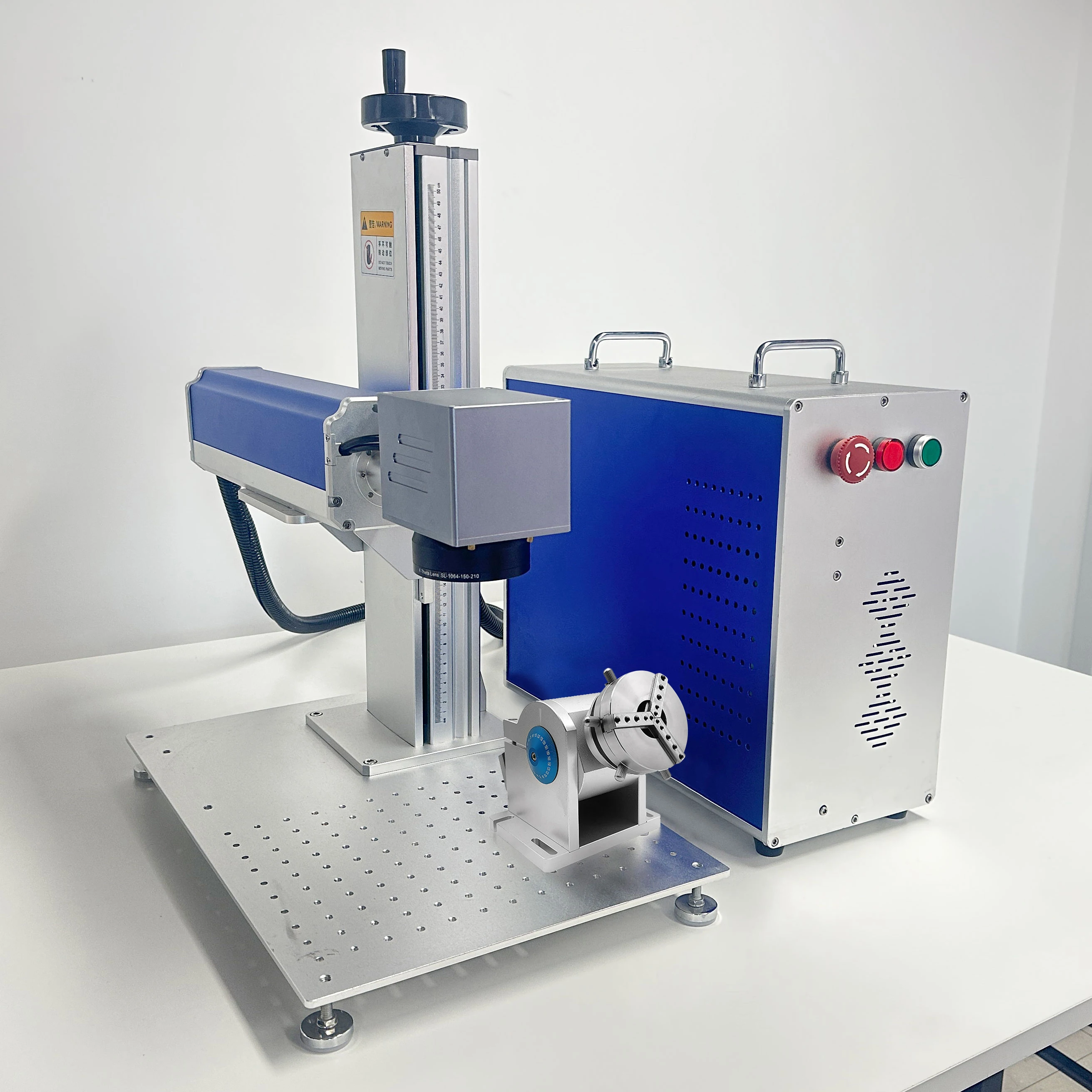 Custom RAYCUS/JPT Mopa M7 Deep Engraving Ezcad Control Software 20w 30w 50w 100w Portable rotary engraving machine