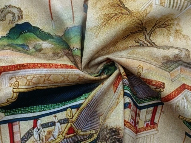 MIZUDA Woven Plain Fabric 100 Cotton 60*60 149*105 Printed Fabric OEM Free Sample Garment Fabric Lightweight