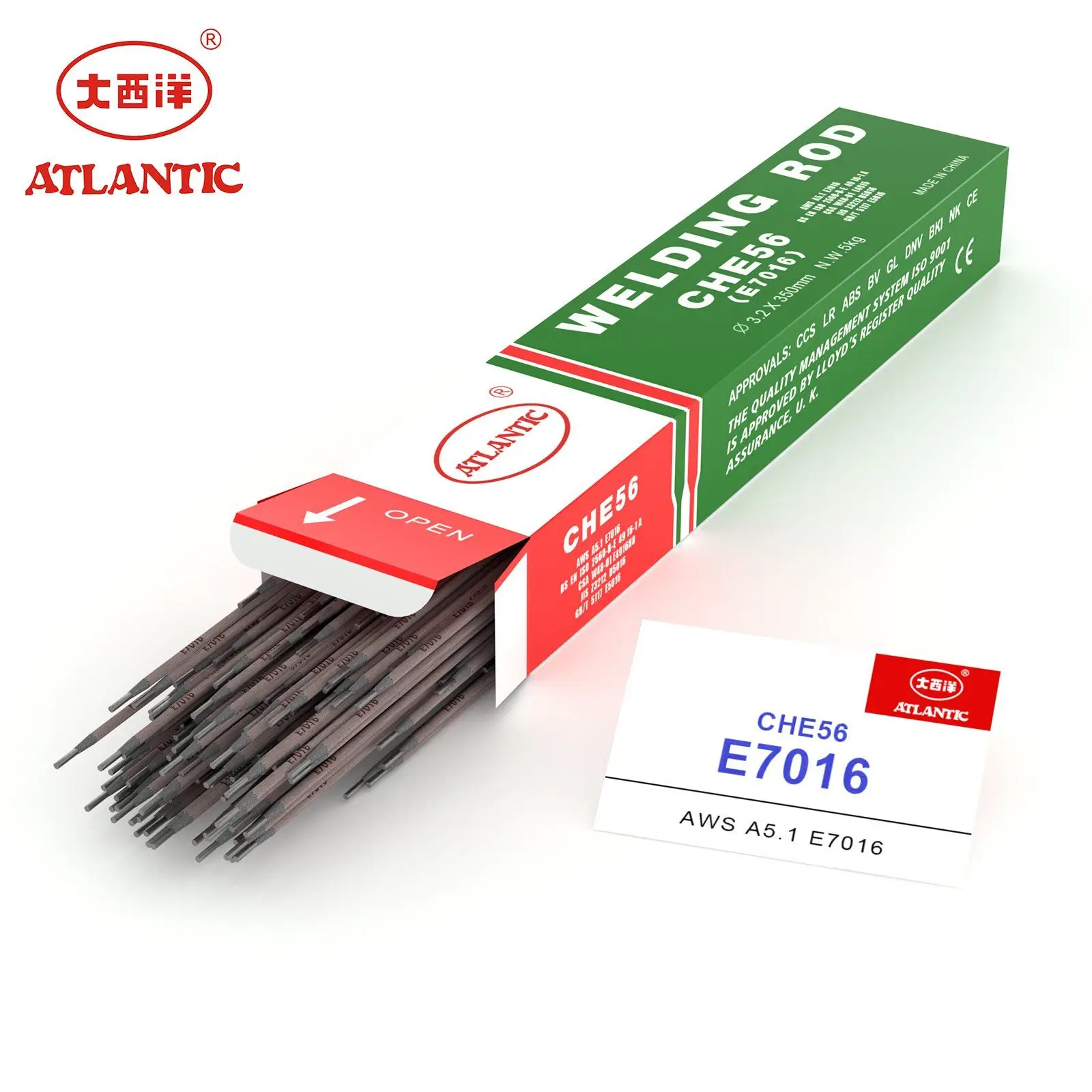 Базовый сварочный стержень Atlantic по низкой цене A5.1 E7016