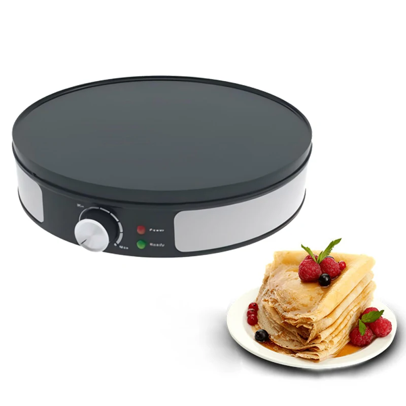 Reversible Cooking Griddle and Pancake Plate 2 in 1 High Quality Baking With Non-Stick Coat Detachable Rotating Crepe Maker