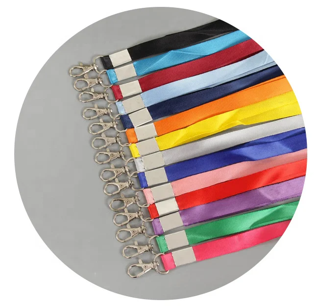 Whole sell full Color Printing Polyester Nylon Custom Logo DIY Printed  Keychain Fast delivery Fashion Lanyard