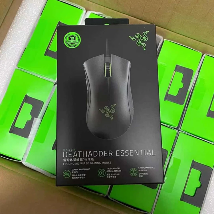 Razer deathadder essential Проводная игровая мышь Hyperesponse 6400 точек/дюйм