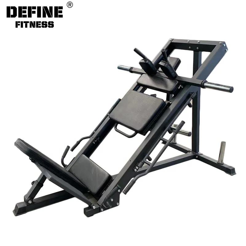 Dual-function inverted pedal machine leg strength trainer commercial gym equipment squat home fitness equipment