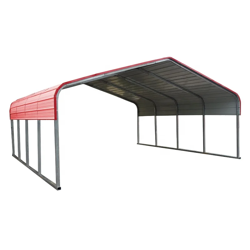 Durable Garden Carport Garage Shed Steel Structure Design