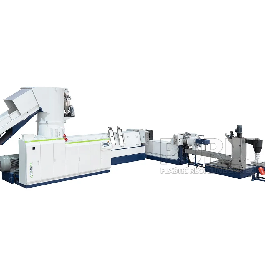 Wholesale Ldpe Plastic Film Pp Pe Pellets Pelletizer Extruder plastic recycling machines
