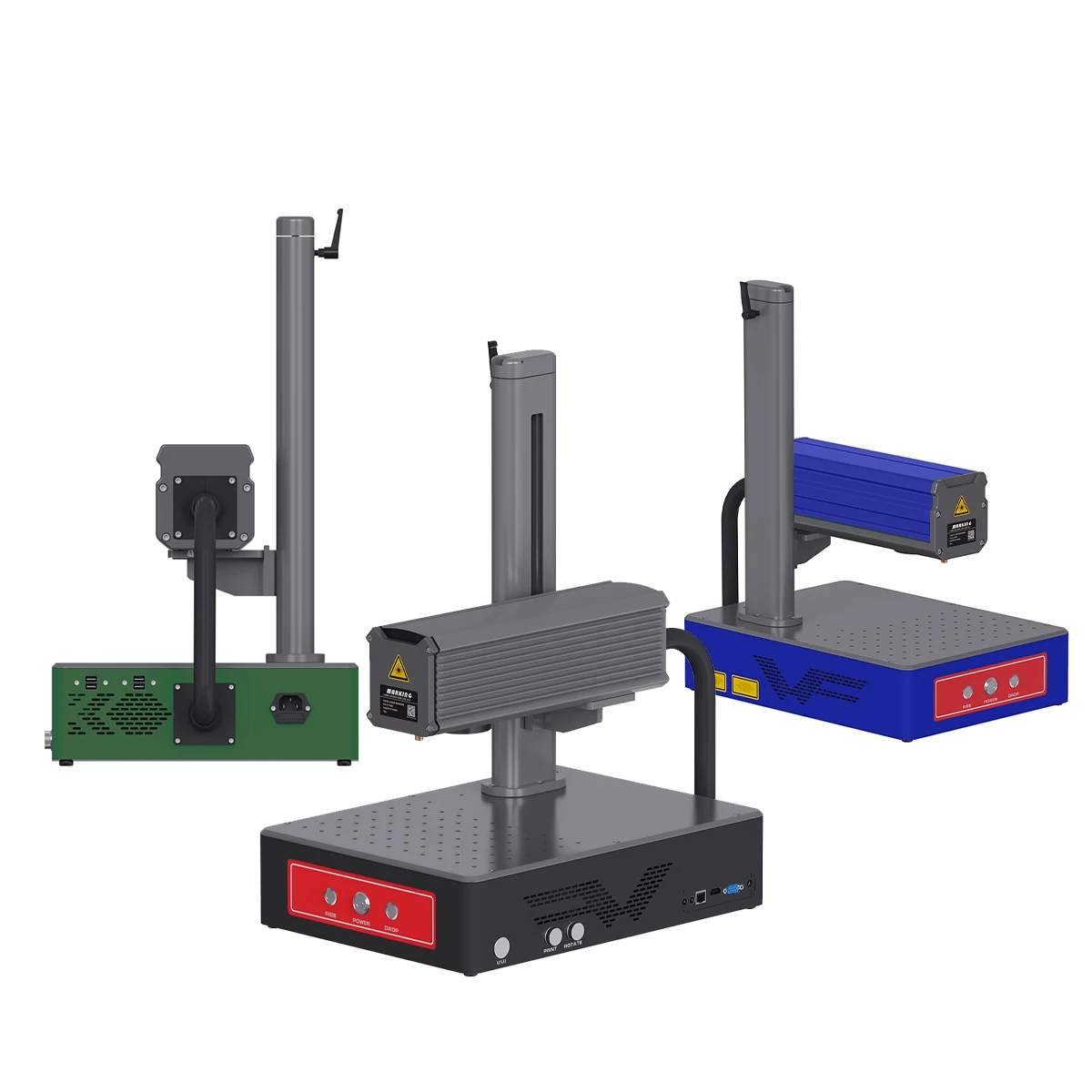 NEW Launched 20W/30W/50W/60W/100W JTP/IPG/RAYCUS/MAX Fiber/co2/UV Laser Marking Machine
