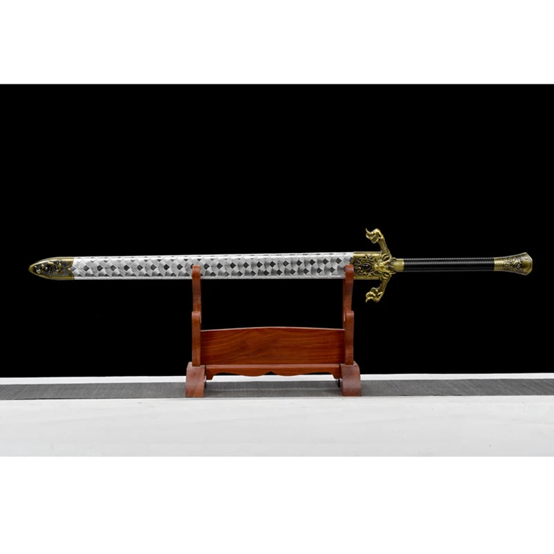 Hot Selling Handmade Medieval Swords Ancient Dragon Brass Long Sword Weapon Cosplay Ready Art Craft
