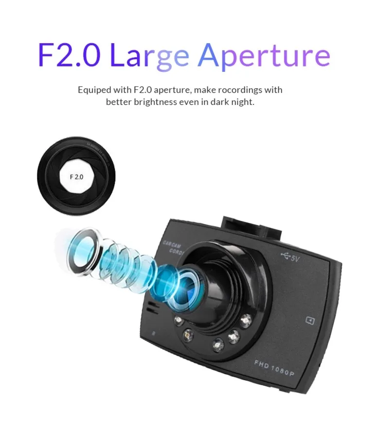2k Gps Wifi Front And Rear Dual Lens Dash Cam Imx307 Car Dvr