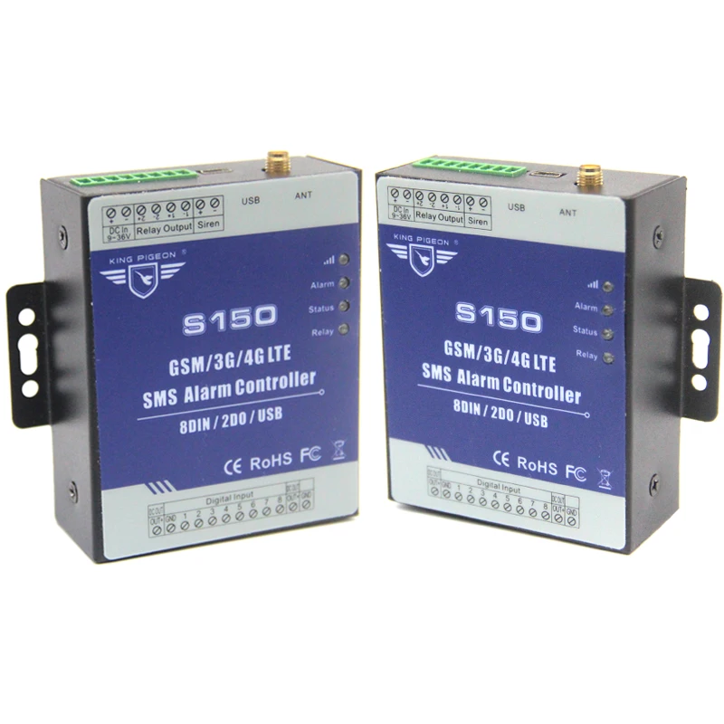  Контроллер сигнализации 4G SMS IOT RTU промышленная автоматизация система 8DI/2O/USB порты