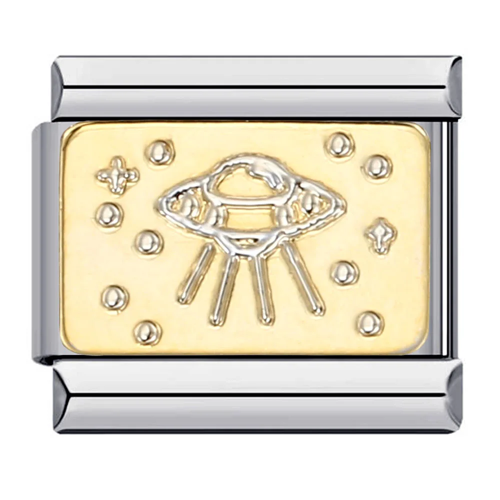 2024 Unisex ODM Italian Stainless Steel Bracelet Titanium Diamond Silver Pearl Punk Buddhism Chain Link Trendy Fashion Silver