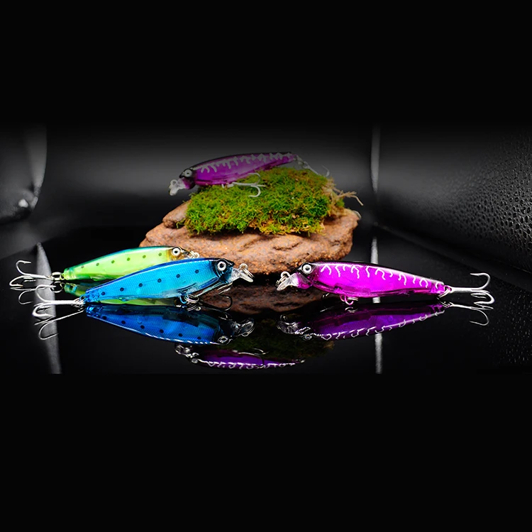 Fishing Lure in Bait Deep Swim Hard Fish Tackle 8cm/8g Float Minnow Wobbler Pesca Crankbait
