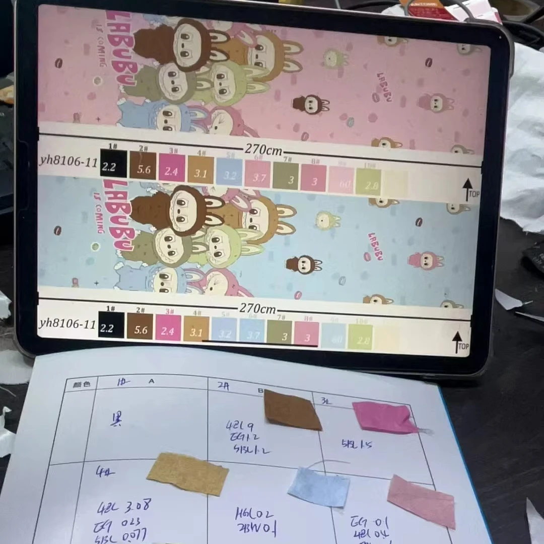 100% polyester microfiber woven brushed pigment disperse printed bed sheet telas fabric textiles in rolls