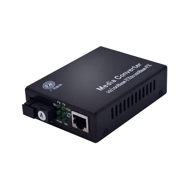 Single Mode Fiber 100 Gigabit Converter Single Core Optical Telecom Transceiver
