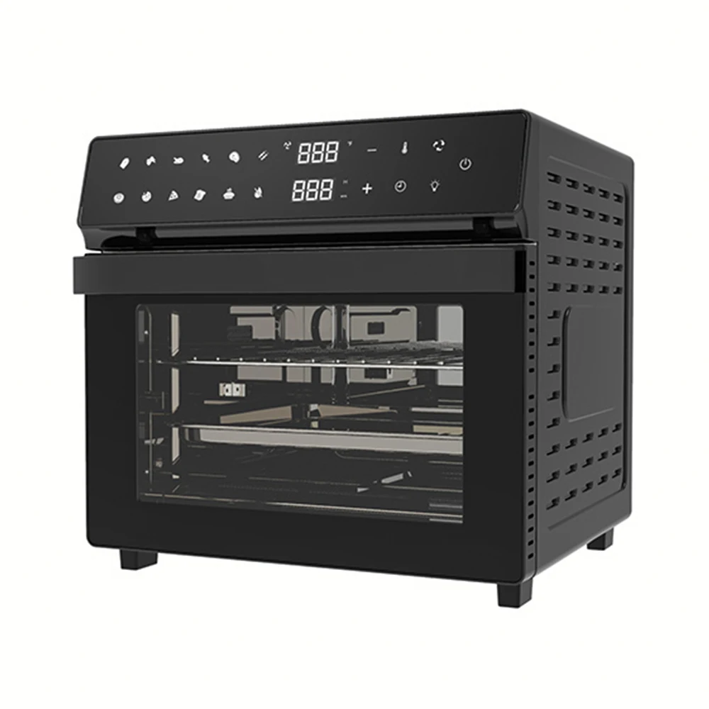 New Design Healthy Life Home Appliance Stainless Steel Housing Steam Air Fryer Oven with Grill Function with Nonstick Basket