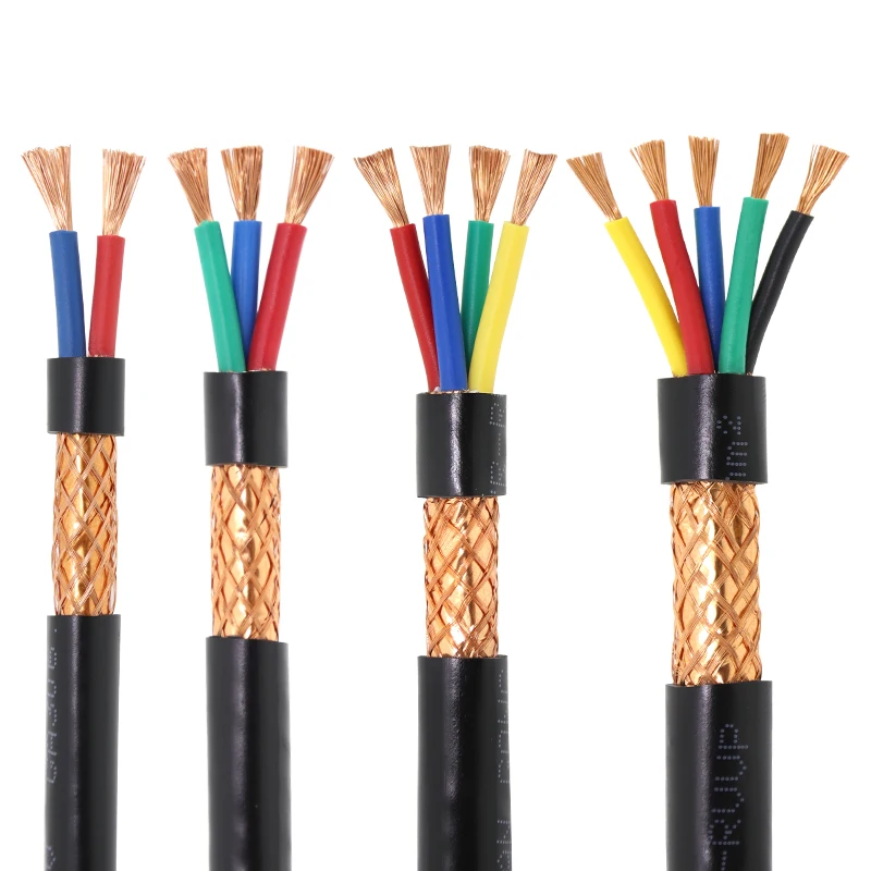 18 26 24 22 20 AWG 2 3 4 5 6 Core pvc Shielded Wire Pure Copper RVVP Control power electrical Cable