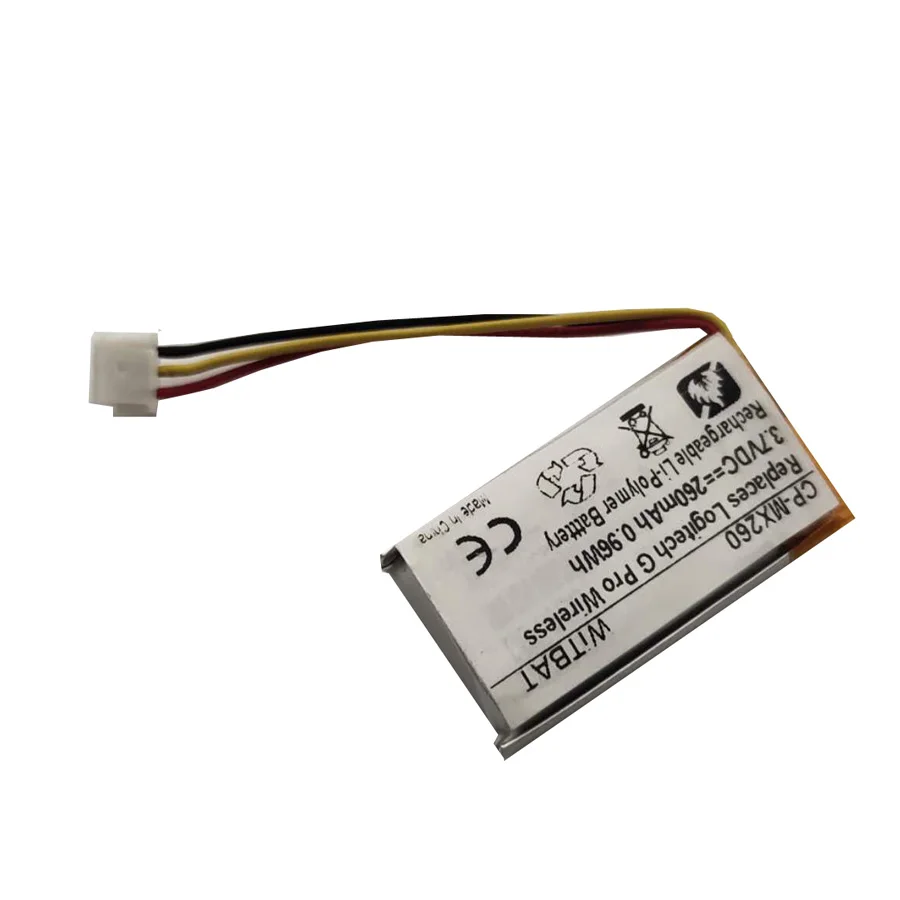 Lipo Battery 533-000228 for Logitech G PRO X SUPERLIGHT 2 Gaming Mouse Battery