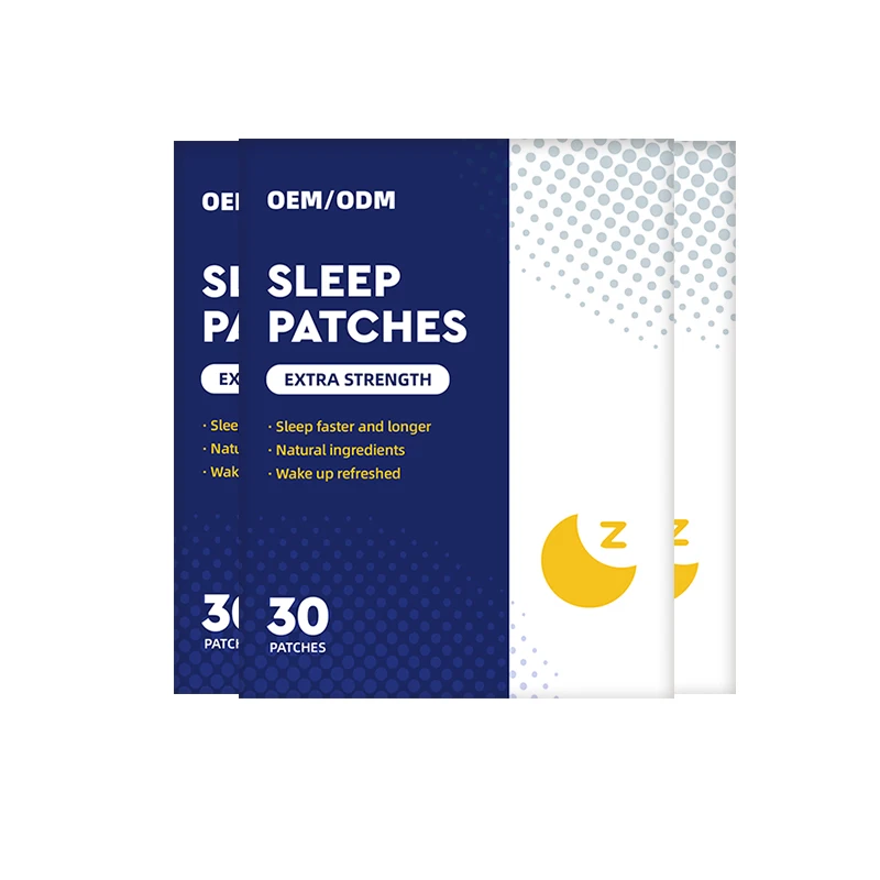 Blank Transdermal Patch Eliminates Jet Lag Melatonin Sleeping Stickers Private Label Good Sleep Patch To Improves Insomnia