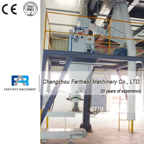 Farthest Auto Controlled Vertical Poultry Feed Line Grain Packing Scale Machine
