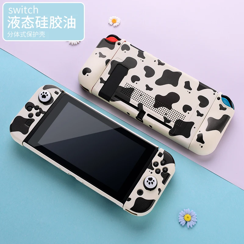  Мягкий защитный чехол из ТПУ для игровой консоли Nintendo Switch милый мультяшный контроллера Прямая