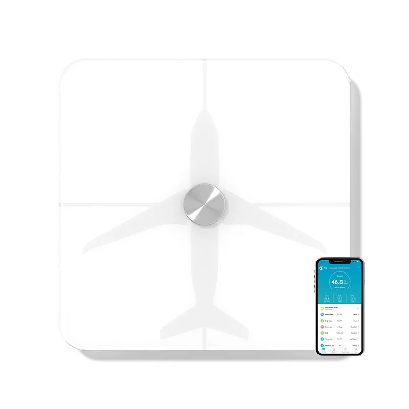 Automatic Measurement Electric wifi body analysis app smart digital smart scale for body weight and fat
