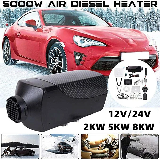 OkyRie Car Stove Heater Autonomous Heater 12V 24V 2KW Car Diesel Air Parking Heater for Car Bus Trailer