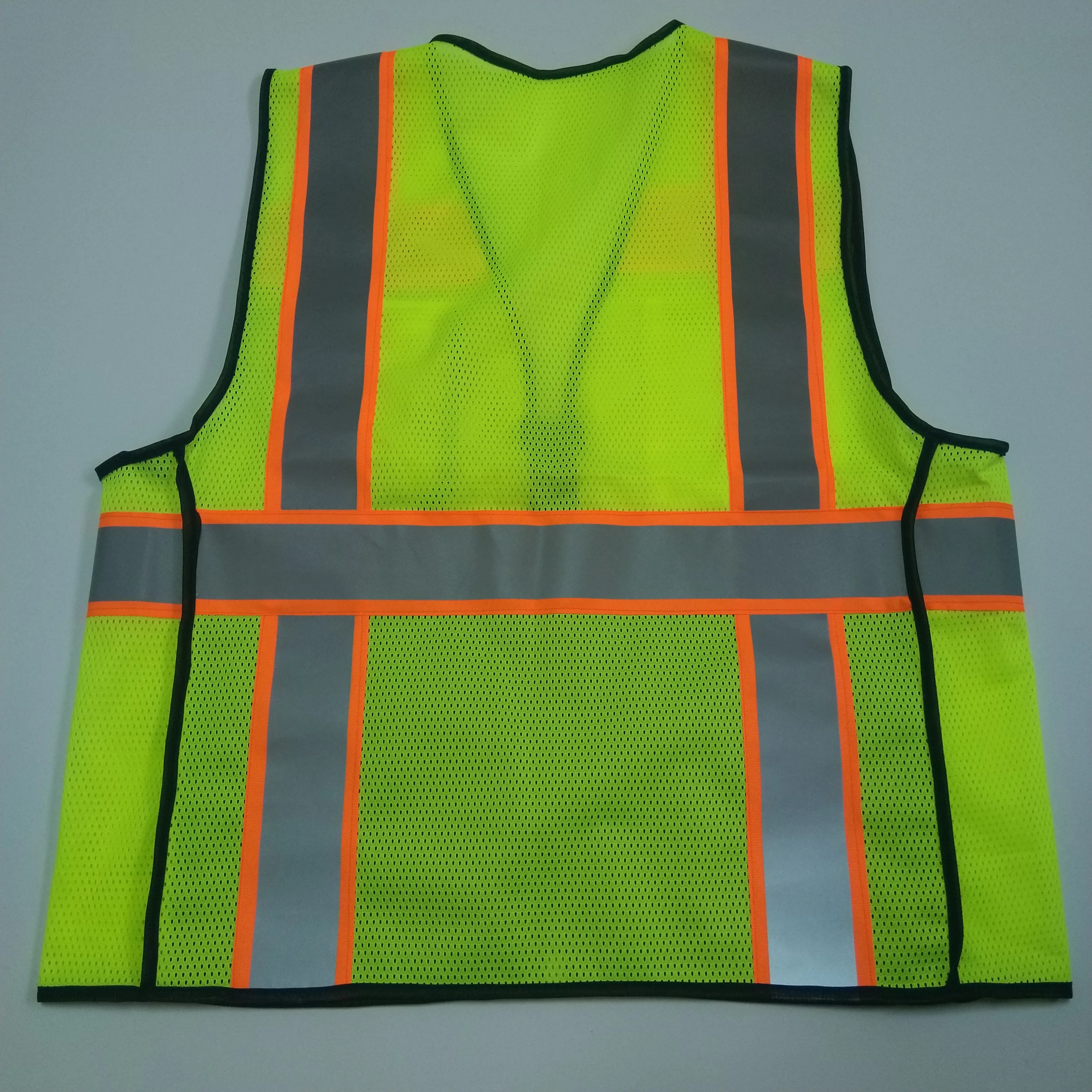 pet reflective safety clothing men cargo jacket construction workwear cycling vest led adjustable orange tactical vest