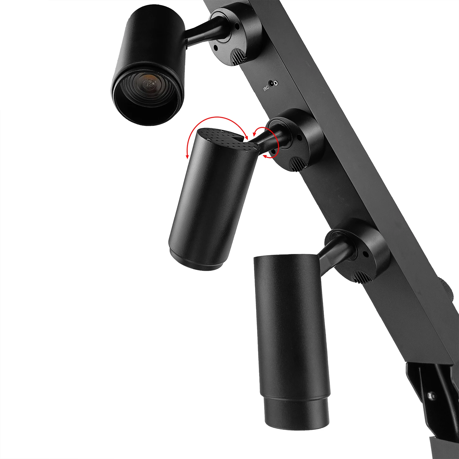 Battery Lighting Pole 4*10w White Color Pinspot Light DMX Wireless Wifi Remote illuminate 4heads Manual Zoom Stage Wedding Light