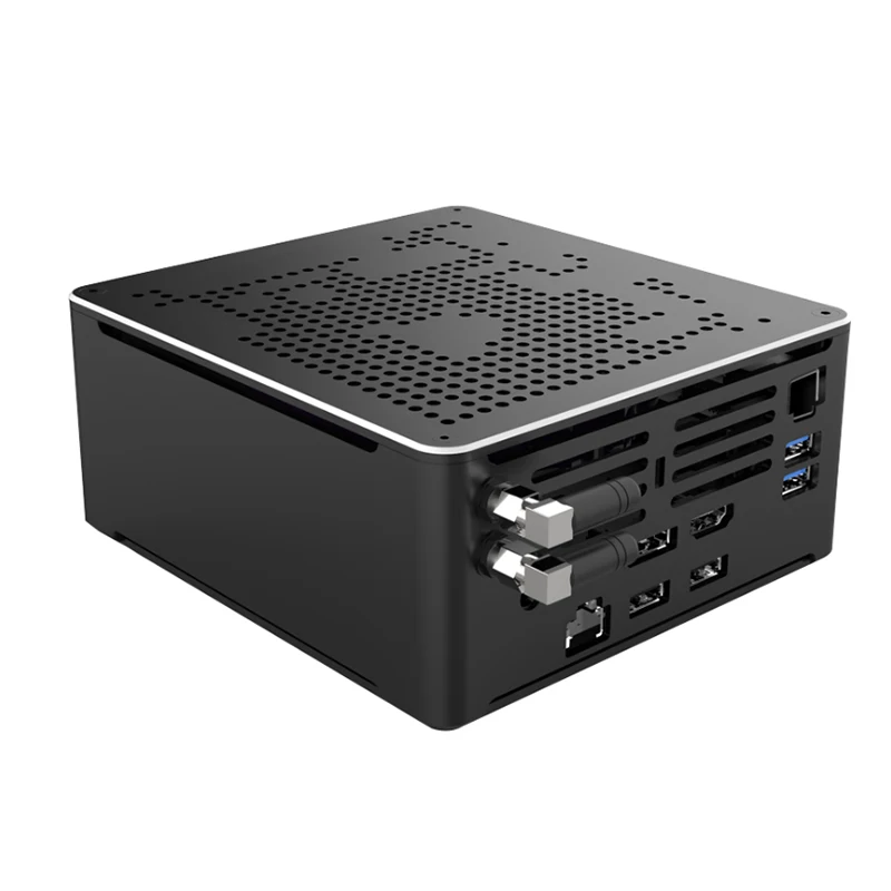 Newest 10th Gen NUC Mini Gaming PC i9 10980HK 10885H DDR4 M.2 SATA Hard Drive 2RJ45 LAN HD DP Win11 Mini PCs Genre