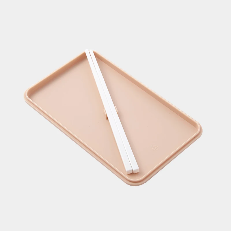 Plastic Material Leak Proof Single Layer  luxury Wave Container Food Bento Student Lunch Box