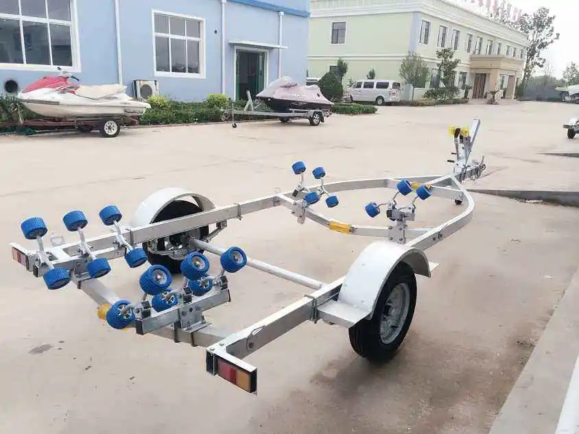 Factory Made and Sale Light Duty Galvanized 4.5m Boat Trailer